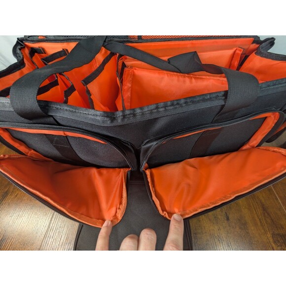 DJ Cable File Bag, Detachable Padded Bottom and Dividers, Travel Gig - Picture 7 of 15